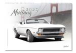 A2 Wandkalender 2025 mit Motiven passende Ausstattung für Mustang -Fans und -Garagen (keine originalen Markenartikel)